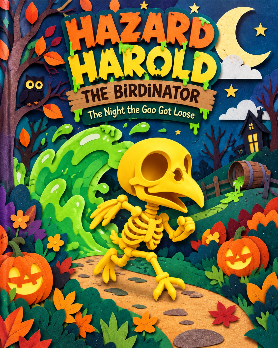 Hazard Harold The Birdinator: The Night the Goo Got Loose book cover