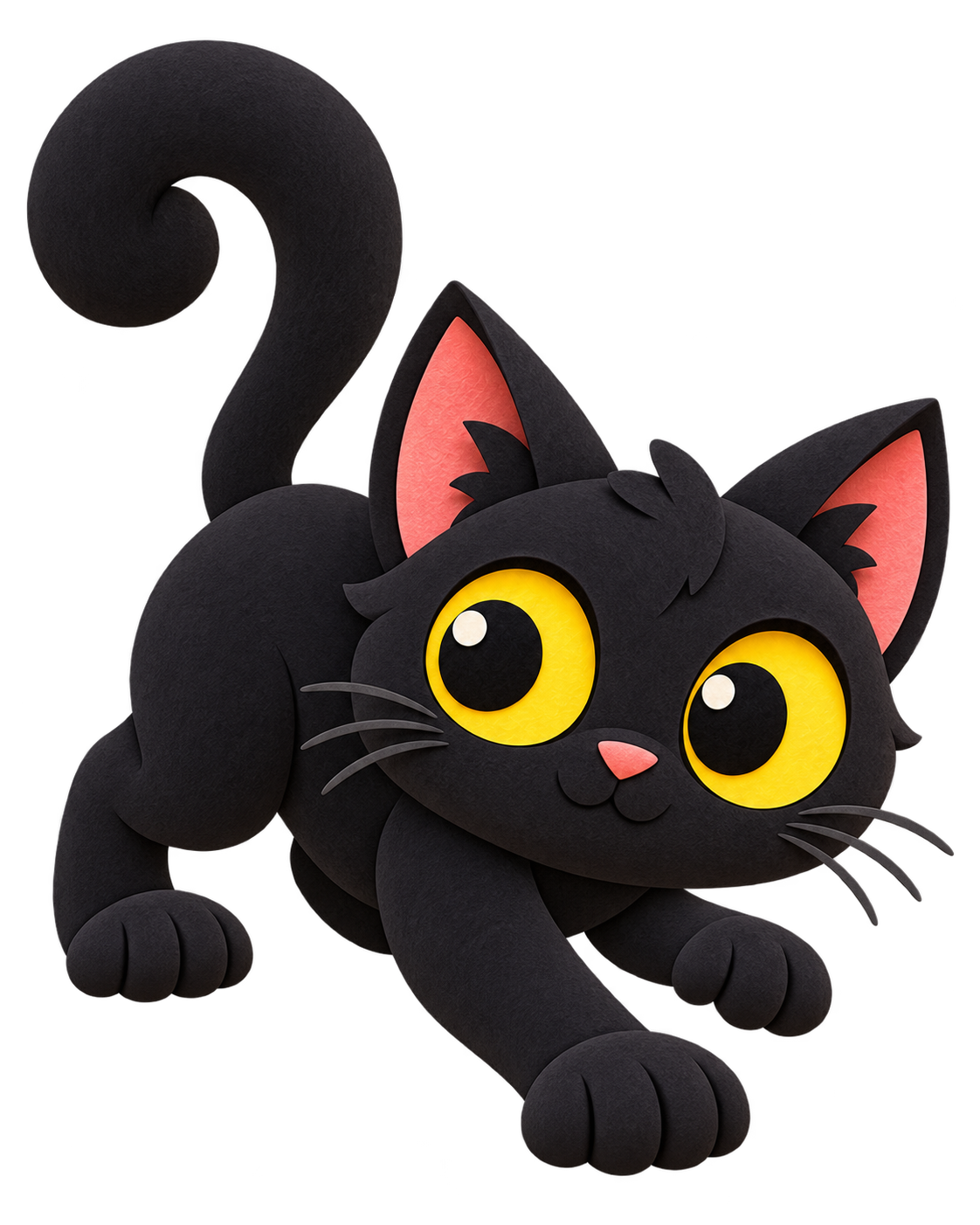 Harold's black cat